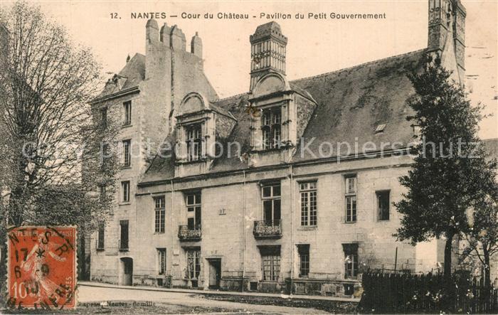 Nantes Loire Atlantique Cour du Chateau Pavillon du Petit Gouve