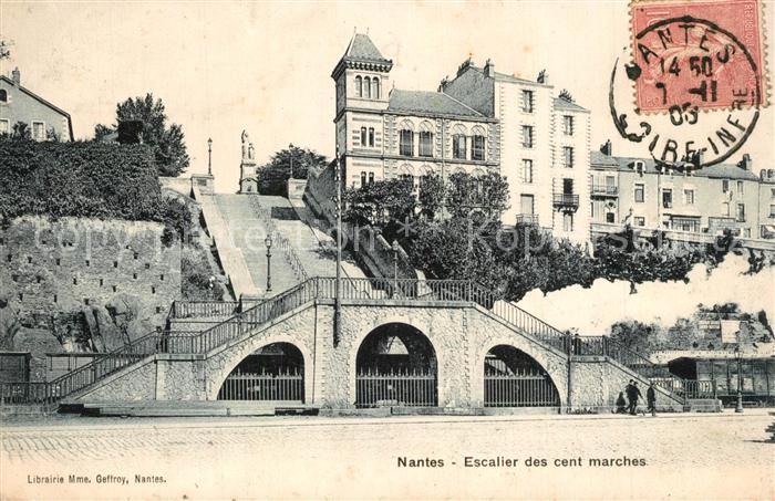 Nantes Loire Atlantique Escalier des cent marches