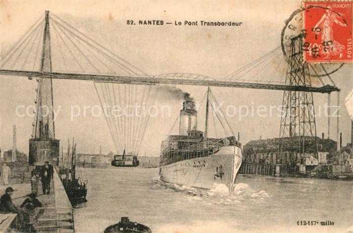 Nantes Loire Atlantique Pont Transbordeur Vapeur