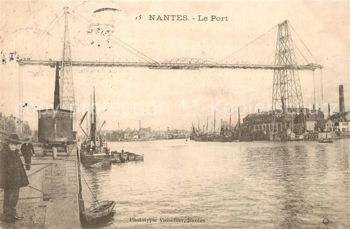 Nantes Loire Atlantique Le port et Pont Transbordeur