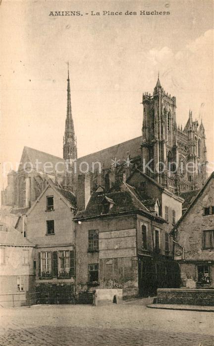 Amiens Place des Huchers Cathedrale