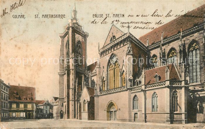 Colmar Haut Rhin Elsass St Martinskirche Eglise Saint Martin