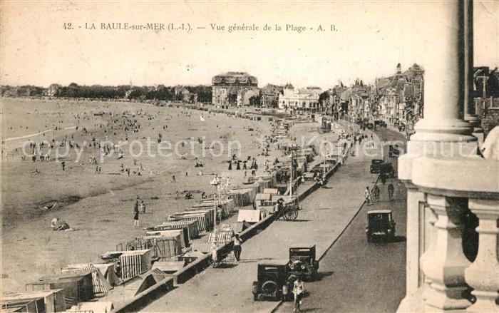 La Baule sur Mer Vue Generale de la plage