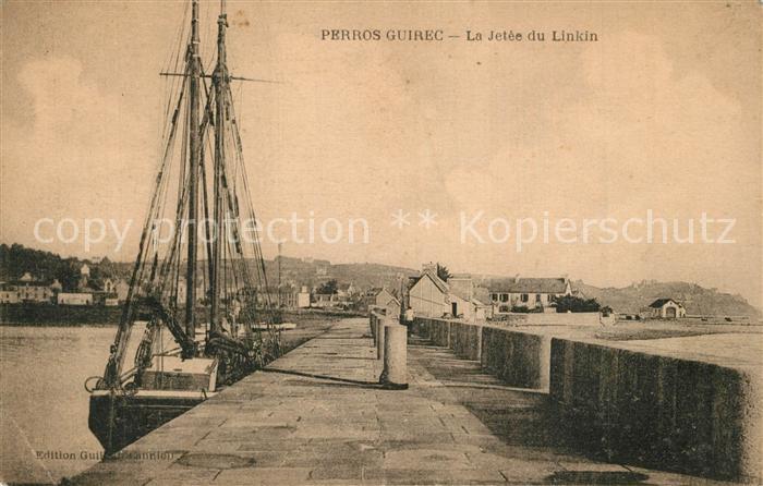 Perros-Guirec La Jetée du Linkin Bateau
