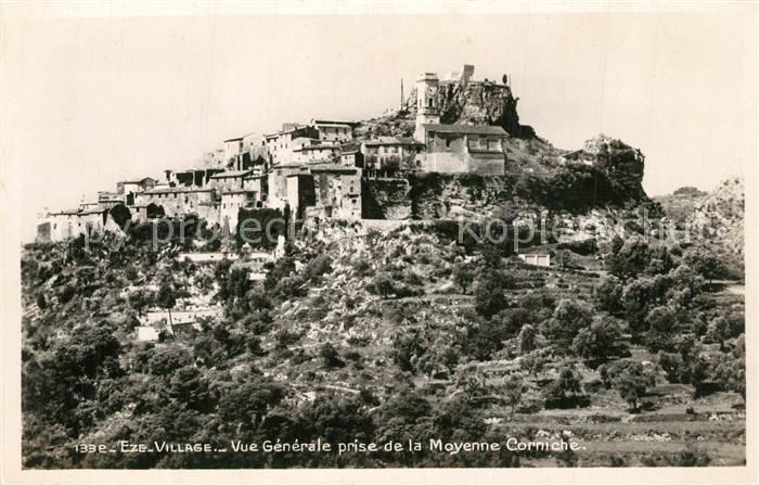 Eze 06 Vue Generale prise de la Moyenne Corniche