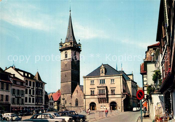 Obernai Bas Rhin Kappelturm Hôtel de Ville