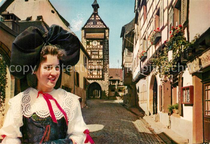 Riquewihr Haut Rhin Le Dolder Alsacienne Costumes Trachten