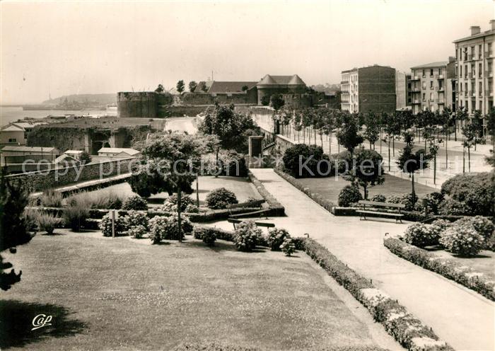 Brest 29 Cours Dajot Chateau et la Rade