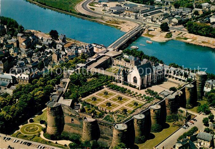 Angers Chateau vue aérienne