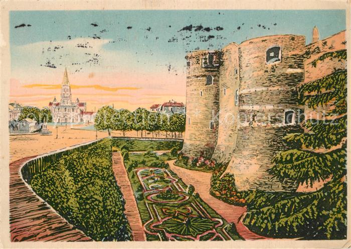 Angers Chateau Eglise Saint Laud