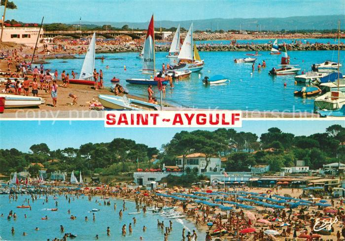 Saint-Aygulf Var Le port et la plage