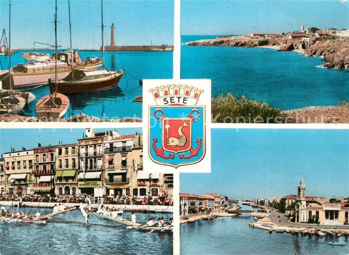 Sete Cette Port Bateaux Promenade Wappen