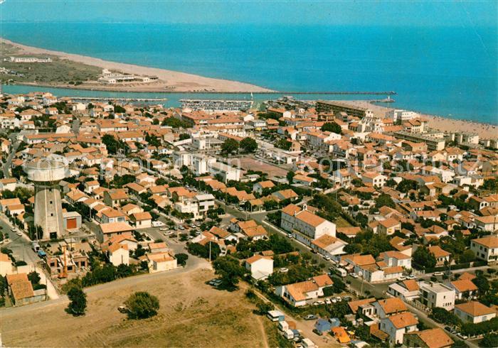 Valras-Plage Vue aérienne sur la Station balnéaire Port de Plaisance