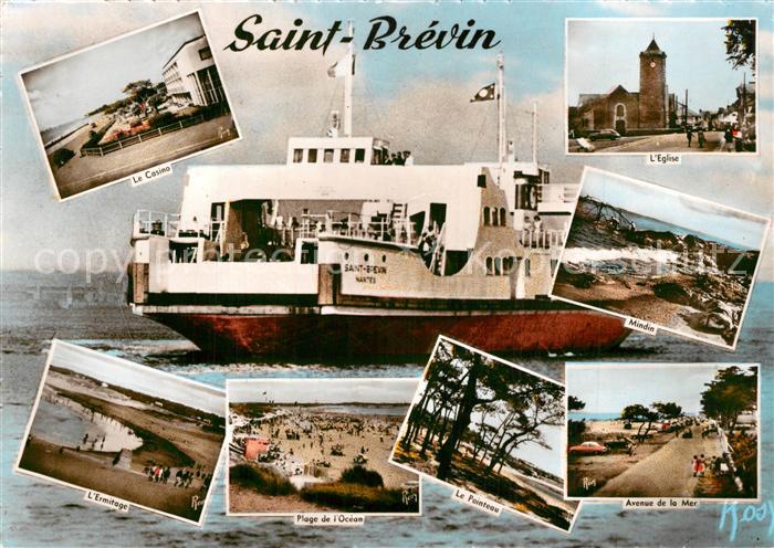 Saint-Brevin-les-Pins Casino Eglise Vapeur Ermitage Plage Poi