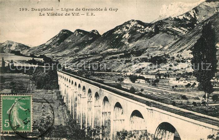 Grenoble Viaduc Ligne de Grenoble a Gap Alpes