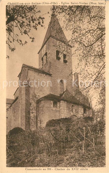 Chatillon-sur-Seine Eglise Saint Vorles Monument historique