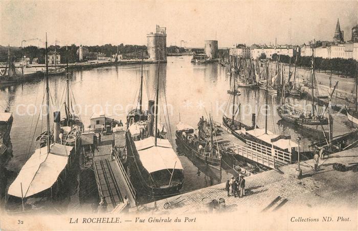 La Rochelle Charente-Maritime Vue Generale du port