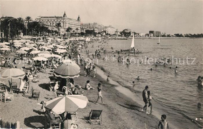 Cannes Alpes-Maritimes La plage