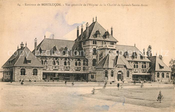 Montlucon Hôpital de la Charité de Lavault Sainte Anne
