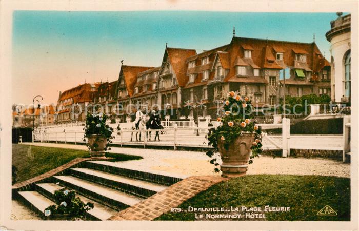 Deauville-sur-Mer Le Normandie Hôtel Plage Fleurie