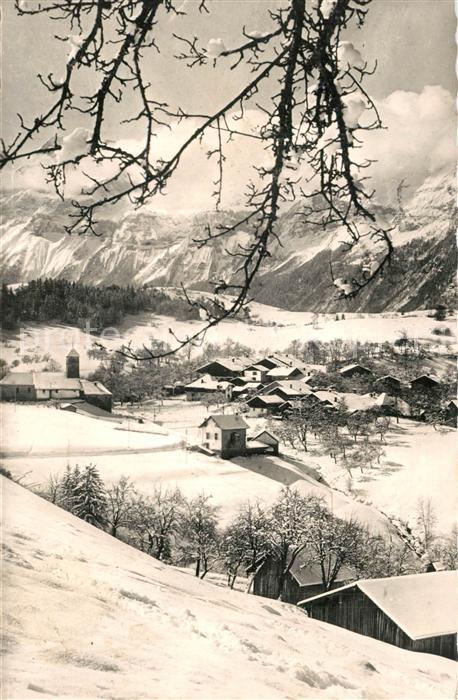 Araches-la-Frasse Vue Generale en hiver Alpes