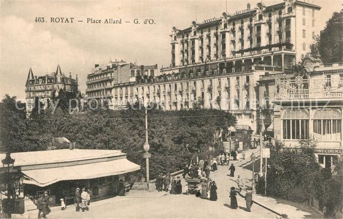 Royat Puy de Dome Place Allard
