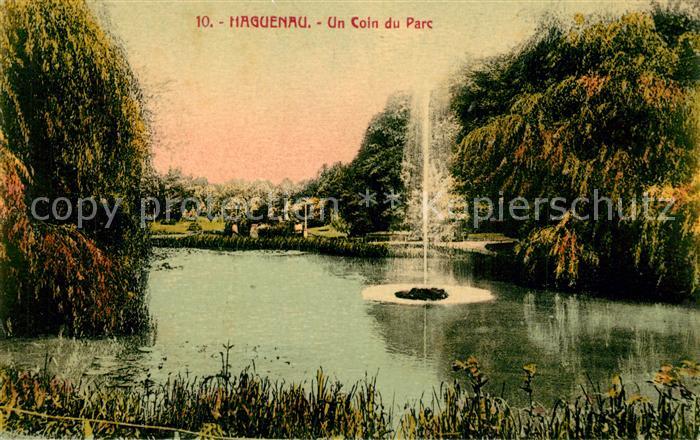 Haguenau Bas Rhin Un coin du parc