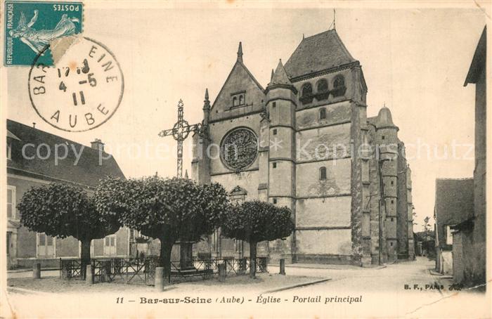Bar-sur-Seine Eglise Portail principal
