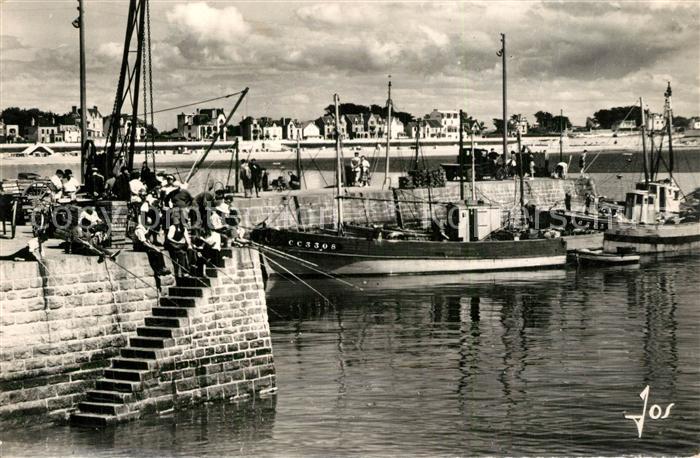 Presqu Ile de Quiberon Bateaux de pêche Jetée de Port Maria