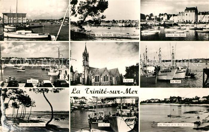 La Trinite-sur-Mer La Criée Cours des Quais Jetée Eglise P