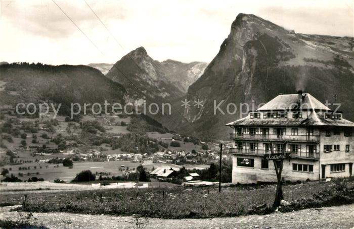 Samoens Vue Generale Hotel Clairval Alpes