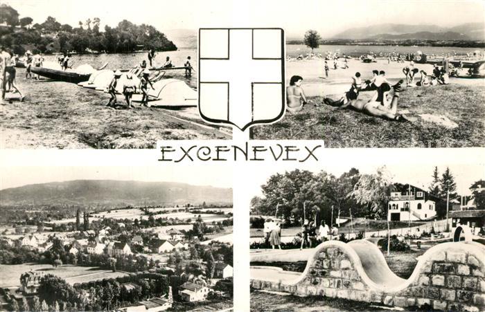 Excenevex La plage Golfe miniature Panorama