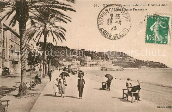 Nice Alpes Maritimes Promenade des Etats Unis Plage