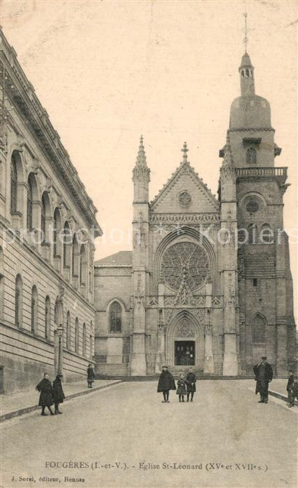Fougeres Eglise Saint Léonard XVIIe siècle