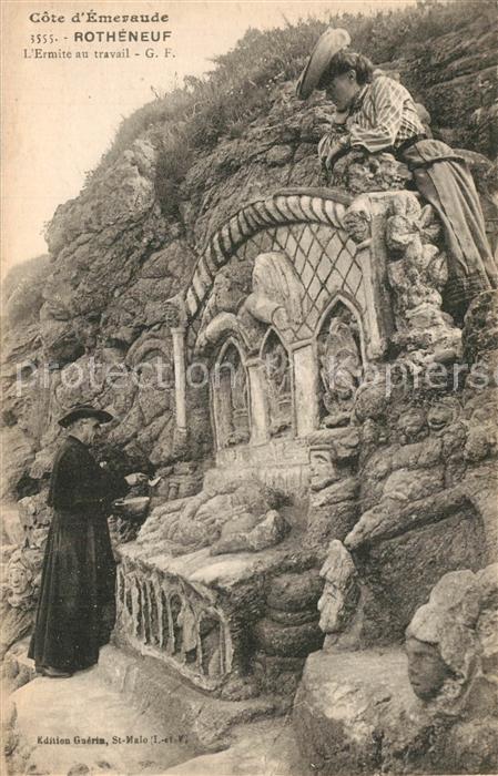 Rotheneuf Ermite au travail