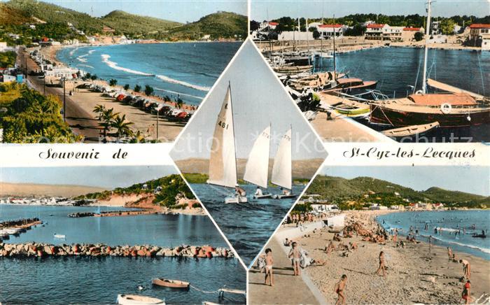 Saint-Cyr-les-Lecques Plage Bateaux Voiliers Port
