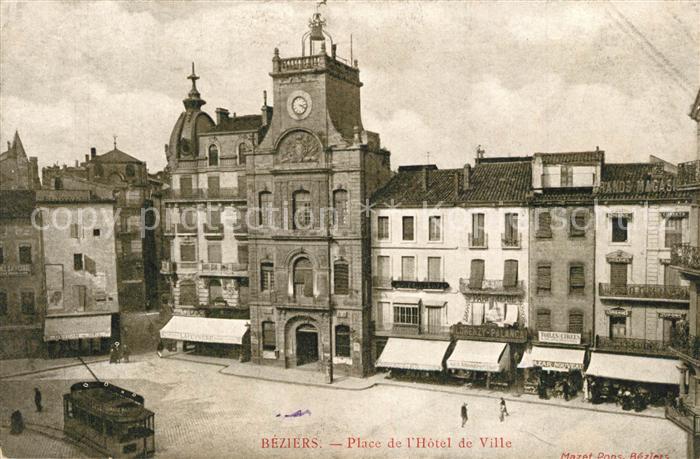 Beziers Place de l_Hôtel de Ville