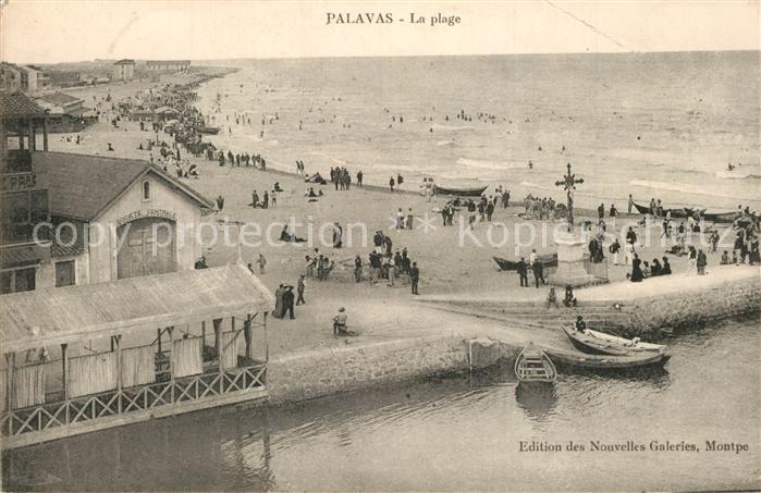 Palavas-les-Flots Herault La plage