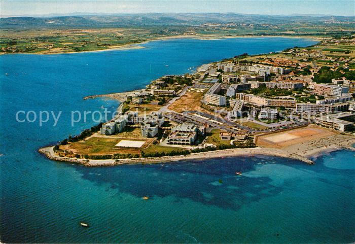 Balaruc-les-Bains La pointex de la presqu ile vue par avion Centre de Vacances d