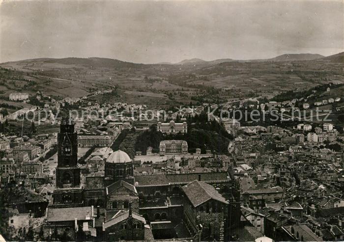 Le Puy-en-Velay La Cathedrale et la ville prise du Rocher Corneille
