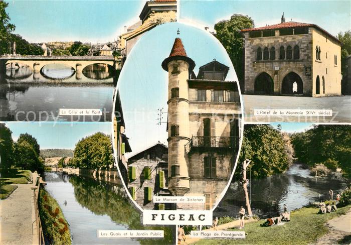 Figeac Pont sur le Célé Hôtel de la Monnaie XI