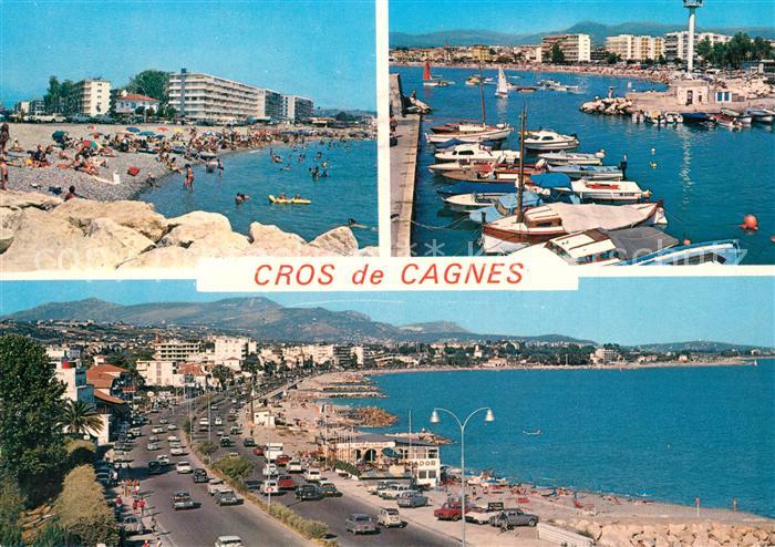 Cros-de-Cagnes Vue Generale Plage Vieux port Côte d Azur