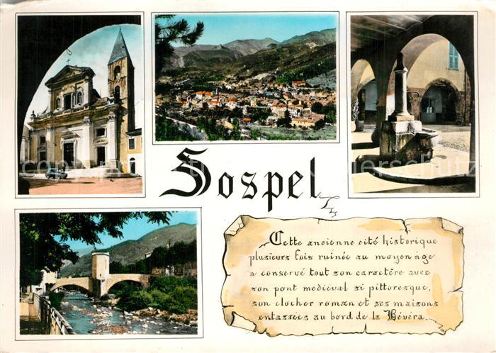 Sospel Eglise Pont vue panoramique