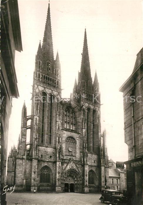 Quimper Cathedrale Saint Corentin XVe siècle