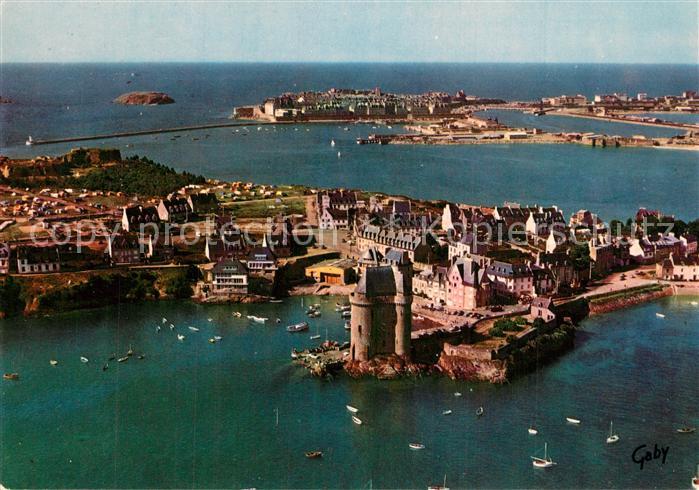 Saint-Servan Ille-et-Vilaine Tour Solidor Cité d Aleth au second plan Saint Malo