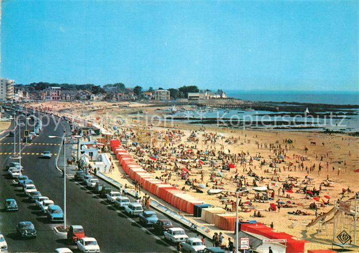 Pornichet La plage et Boulevard des Océanides
