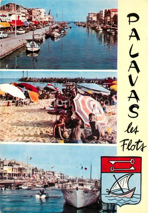 Palavas-les-Flots Herault Canal et les quais Port Plage