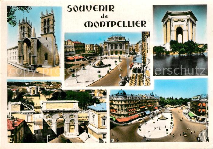 Montpellier Herault Cathedrale Saint Pierre Place de la Com