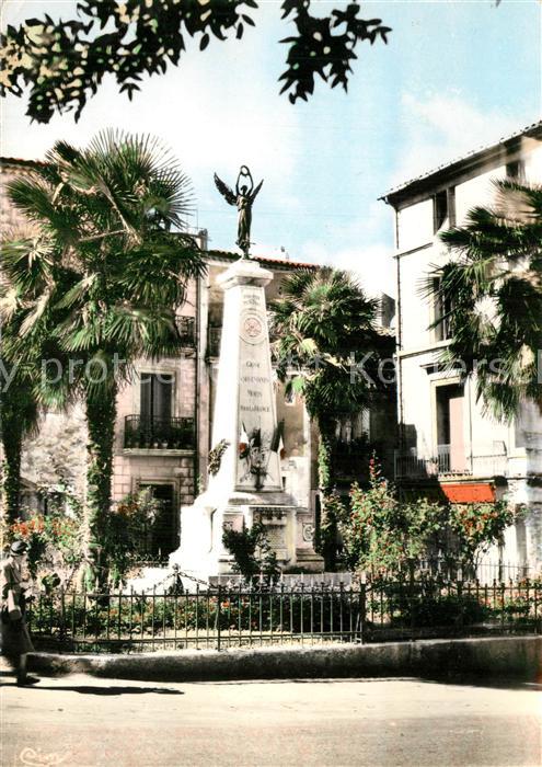 Gignac Herault Place du Monument aux Morts