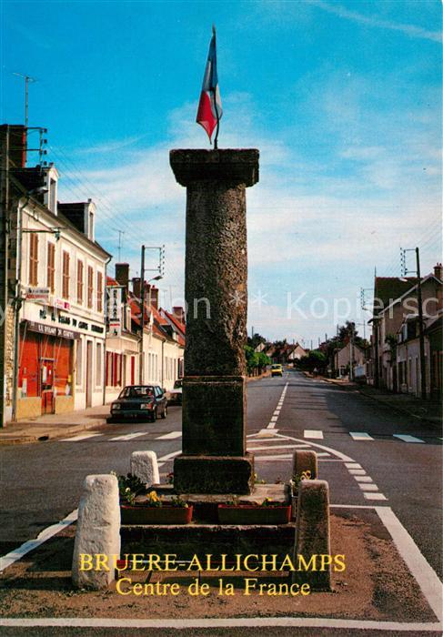 Bruere-Allichamps Borne milliaire du IIIe siècle marquant selon la gradition le